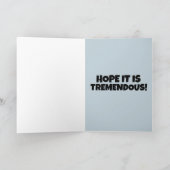 DONALD TRUMP NEW YEARS 2026 GREETING CARD FEIERTAGSKARTE (Innenseite)