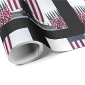 Donald Trump nimmt Amerika zurück Geschenkpapier (Rolleneckpunkt)