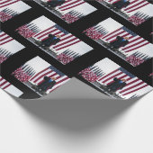 Donald Trump nimmt Amerika zurück Geschenkpapier (Ecke)