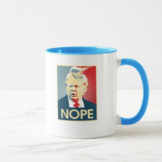 Donald Trump NOPE -- Anti-Trumpf 2016 - Tasse (Rechts)