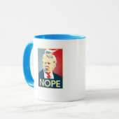 Donald Trump NOPE -- Anti-Trumpf 2016 - Tasse (Vorderseite Links)