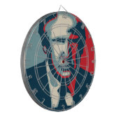 Donald Trump Nope Dartscheibe (Vorderseite Links)