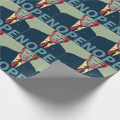 Donald Trump Nope Election Loser Geschenkpapier (Ecke)