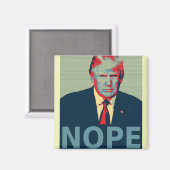 Donald Trump Nope Election Loser Magnet (Vorderseite/Rückseite)