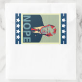Donald Trump Nope Election Loser Rechteckiger Aufkleber (Tasche)