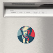 Donald Trump Nope Magnet (In Situ (Geschirrspüler))