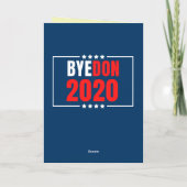 Donald Trump-Nope-Wahlloser Karte (Rückseite)