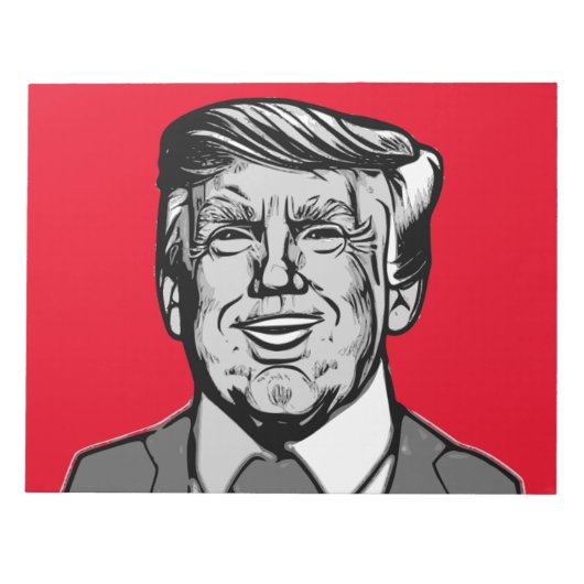 DONALD TRUMP NOTIZBLOCK (Vorderseite)
