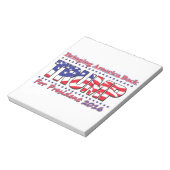 Donald Trump Notizblock (Rotiert)