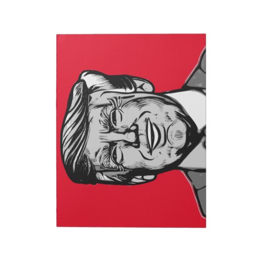 DONALD TRUMP NOTIZBLOCK (Rotiert)