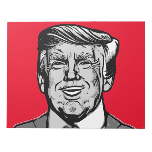 DONALD TRUMP NOTIZBLOCK (Vorderseite)