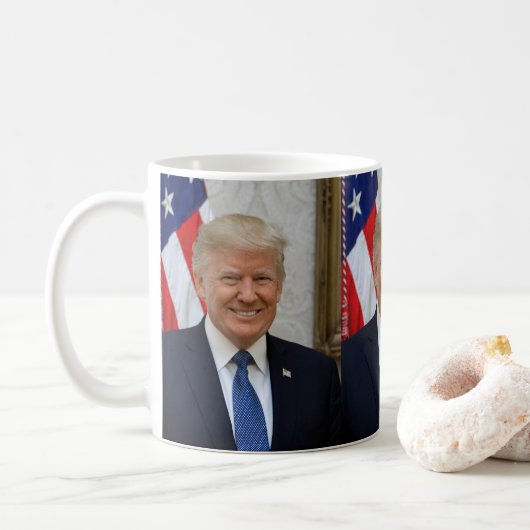 Donald Trump offiziell Kaffeetasse (Mit Donut)
