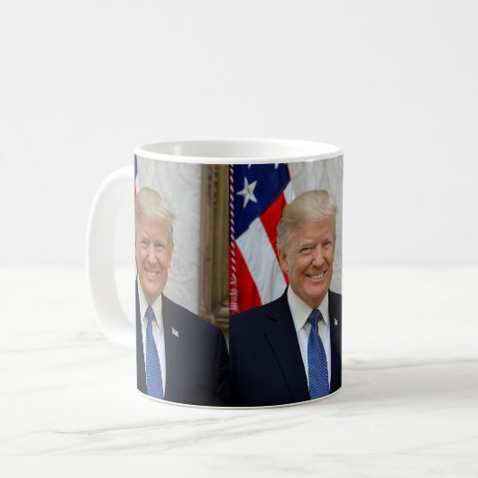 Donald Trump offiziell Kaffeetasse (Vorderseite Links)