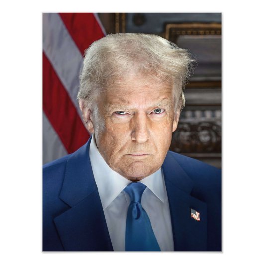 Donald Trump Offiziell Portrait Fotodruck (Vorne)