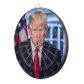Donald Trump Offizielles Präsidentenportrait Dartscheibe (Vorderseite rechts)