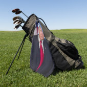 Donald Trump Offizielles Präsidentenportrait Golfhandtuch (Gras)