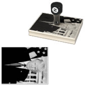 Donald Trump Offizielles Präsidentenportrait Gummistempel (Stempel)