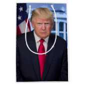 Donald Trump Offizielles Präsidentenportrait Mittlere Geschenktüte (Vorderseite)
