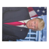 Donald Trump Offizielles Präsidentenportrait Notizblock (Vorderseite)