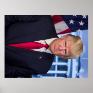 Donald Trump Offizielles Präsidentenportrait Poster