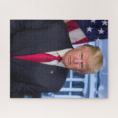 Donald Trump Offizielles Präsidentenportrait Puzzle (Horizontal)