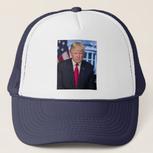 Donald Trump Offizielles Präsidentenportrait Truckerkappe