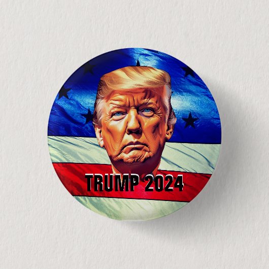 Donald Trump & Old Glory Button (Vorderseite)