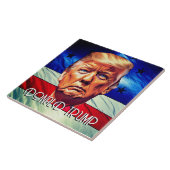Donald Trump & Old Glory Fliese (Seite)