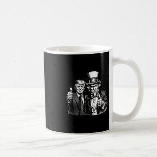 Donald Trump Onkel Sam Selfie Daumen Hoch Lustig H Kaffeetasse