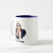 Donald Trump-Onkel Zweifarbige Tasse (Vorderseite Links)