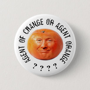 Donald Trump Orange Button