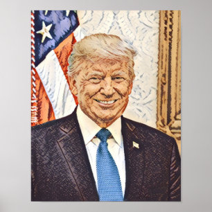 Donald Trump Original Artist-Poster Poster