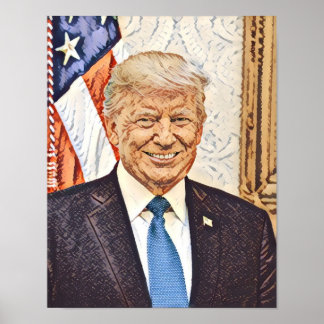 Donald Trump Original Artist-Poster Poster