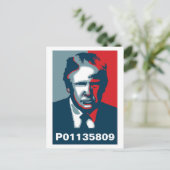 Donald Trump P01135809 Postkarte (Stehend Vorderseite)