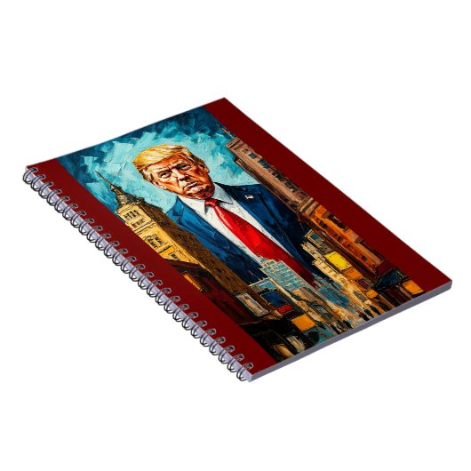 DONALD TRUMP PAINT NOTIZBLOCK (Rechte Seite)