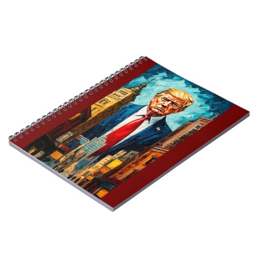 DONALD TRUMP PAINT NOTIZBLOCK (Linke Seite)