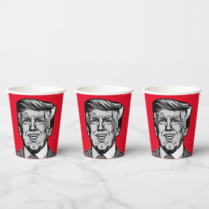 DONALD TRUMP PAPPBECHER