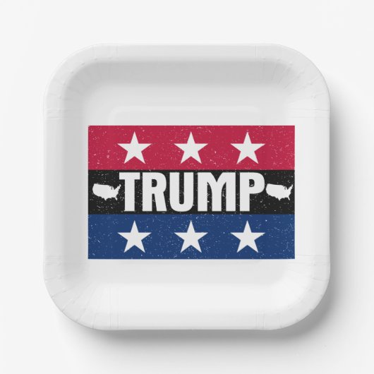 Donald Trump Pappteller (Vorderseite)