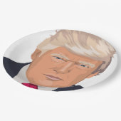 DONALD TRUMP PAPPTELLER (Schrägansicht)