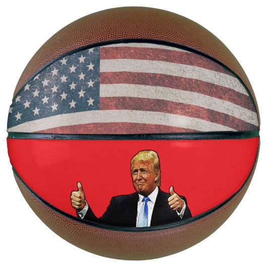 DONALD TRUMP PATRIOTIC Basketball (Vorderseite)