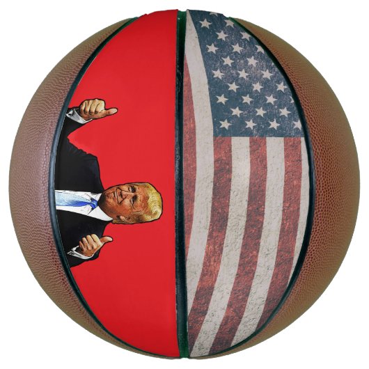 DONALD TRUMP PATRIOTIC Basketball (Vertikal)