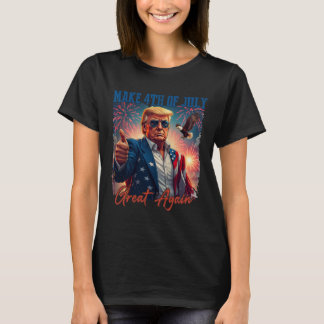 Donald Trump Patriotic Feuerwerk machen 4. Juli G T-Shirt