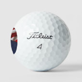 DONALD TRUMP PATRIOTIC GOLF BALLS FOR DAD GOLFBALL (Logo)