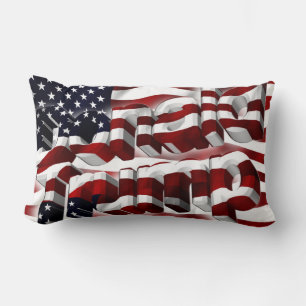 Donald Trump patriotisch. Lendenkissen