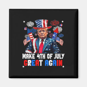 Donald Trump Patriotisches Feuerwerk macht 4. Juli Magnet