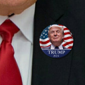 Donald Trump Pinback 2024 Button