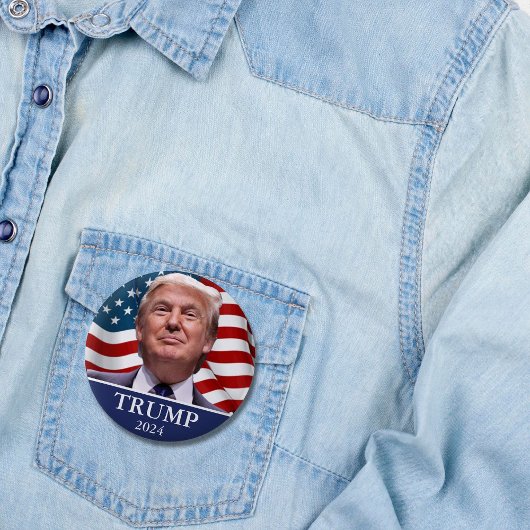 Donald Trump Pinback 2024 Button