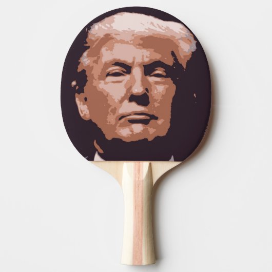 Donald Trump Ping Pong Paddle Tischtennis Schläger (Vorderseite)