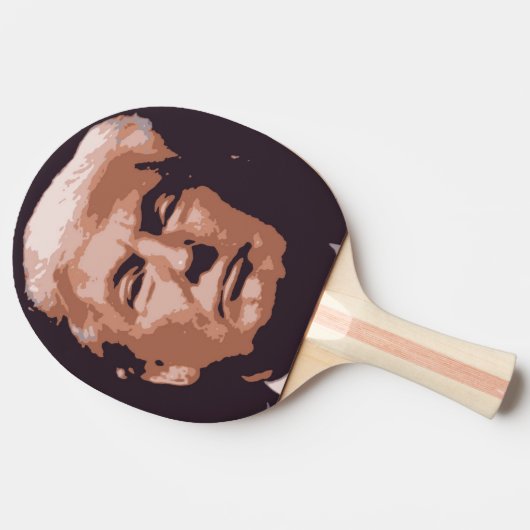 Donald Trump Ping Pong Paddle Tischtennis Schläger (Seitenansicht)