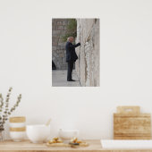 Donald Trump platziert einen Hinweis in der Wester Poster (Küche)